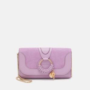 See by Chloe Purple Hana Chain Wallet Crossbody